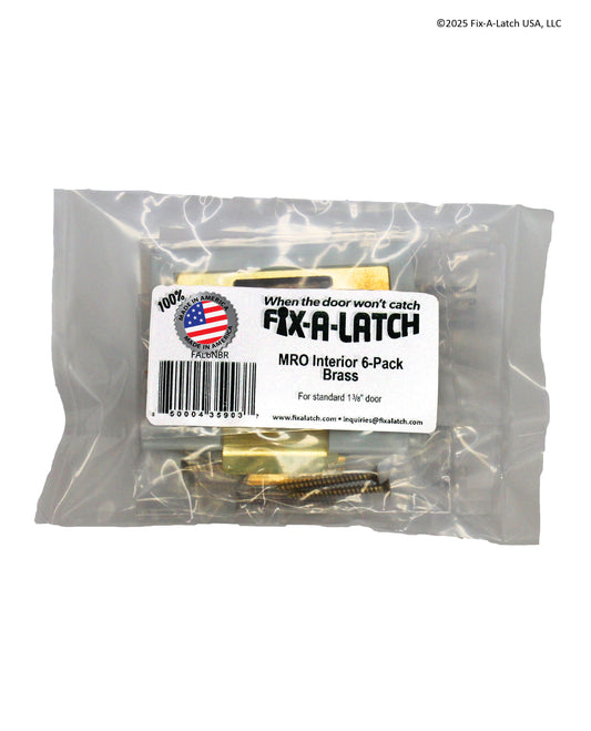 MRO Interior 6-Pack with Brass Finish